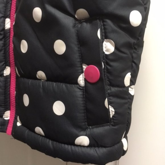 Carters 12M Black & White polkadot vest NICE! - Picture 3 of 4